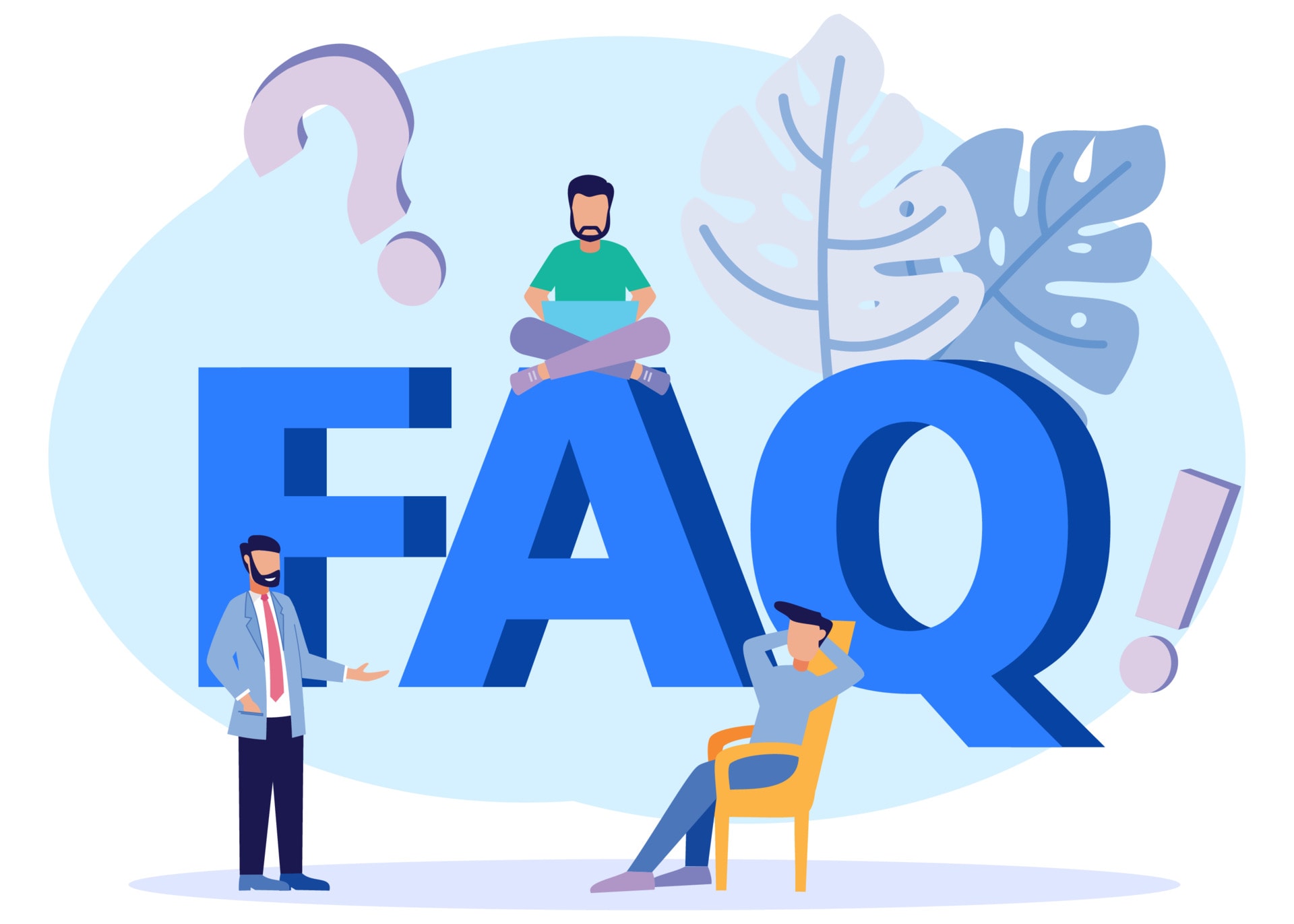 a faq illustration