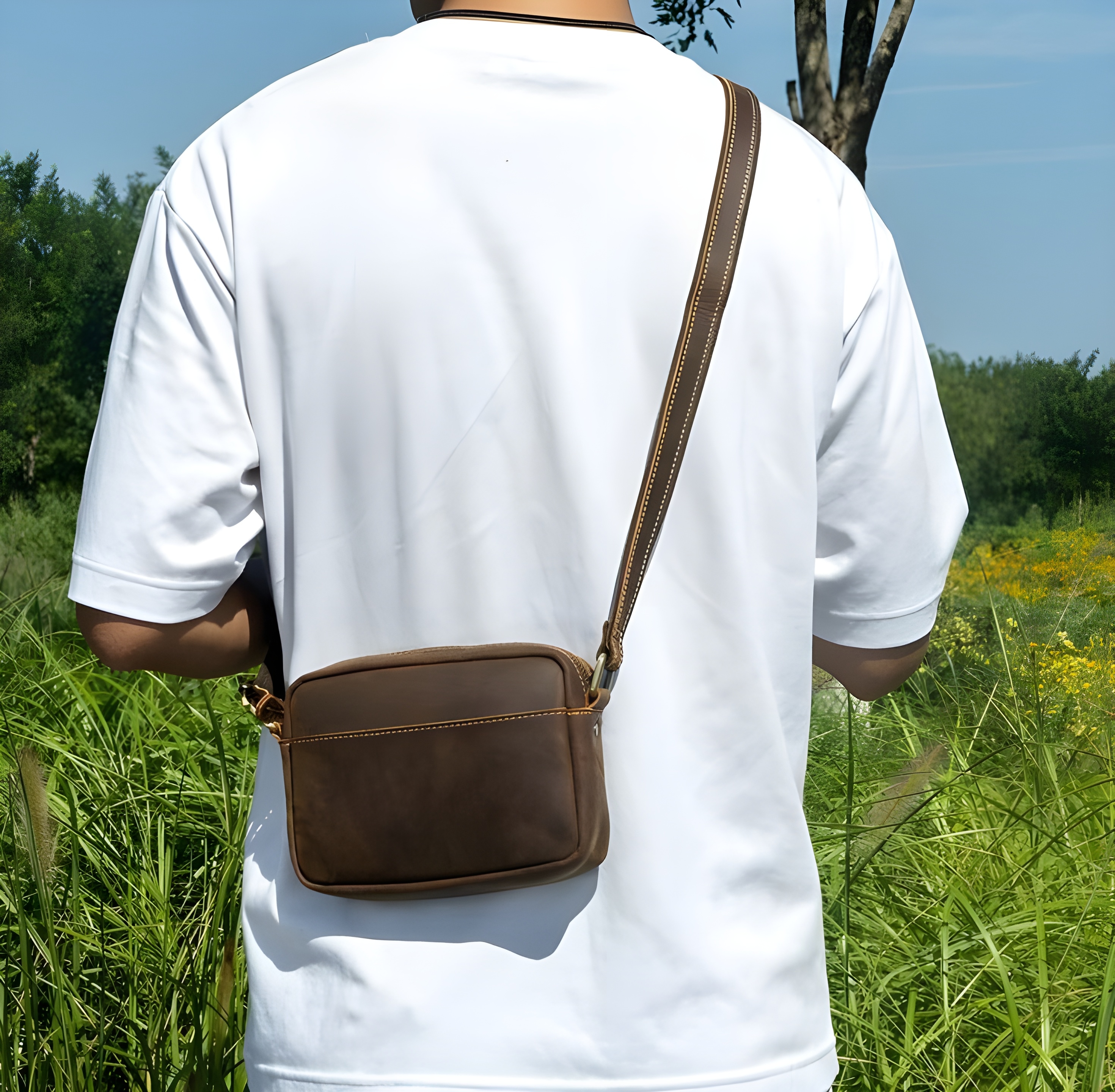 a showcase of a Messengers bag