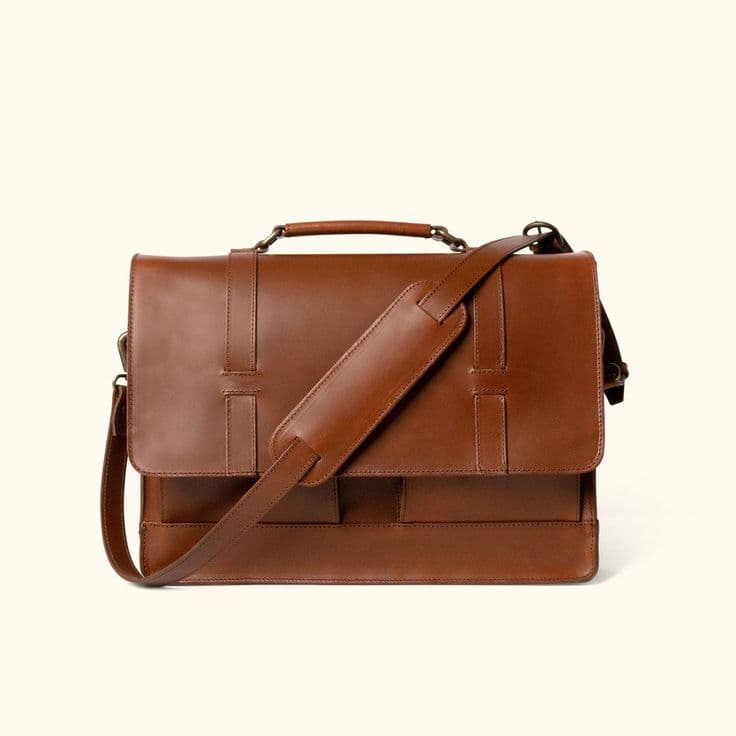 Classic Leather Messenger product
