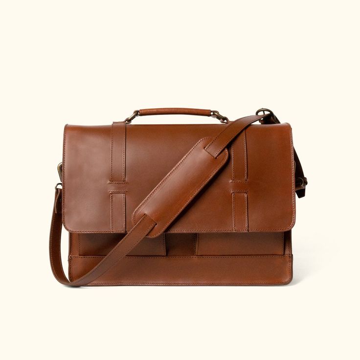 Classic Leather Messenger product